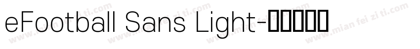 eFootball Sans Light字体转换
